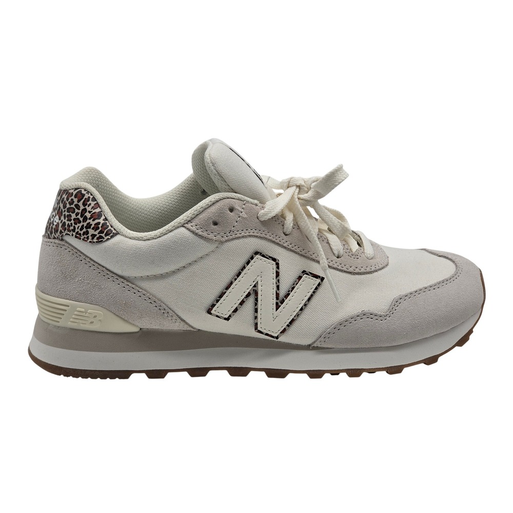 New Balance 515 V3 Women 9 White Leopard WL515SO3 Sneakers